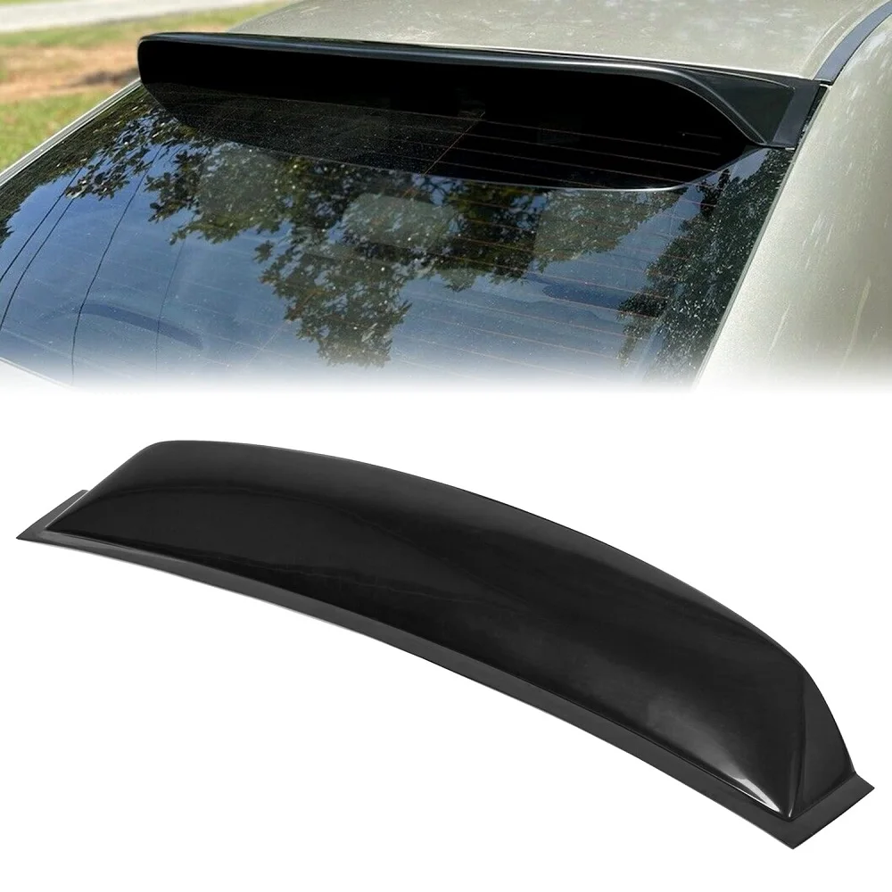 For Honda Civic Gen 10th Sedan 2006-2011 Car Roof Spoiler Lip Glossy Black Rear Wing