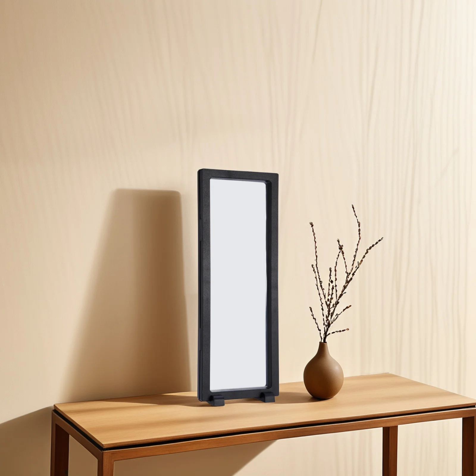 

3D Case 11x30cm Black Transparent Jewelry Display Box Coin Frame Medallion Holder for Table 3D Floating Frame