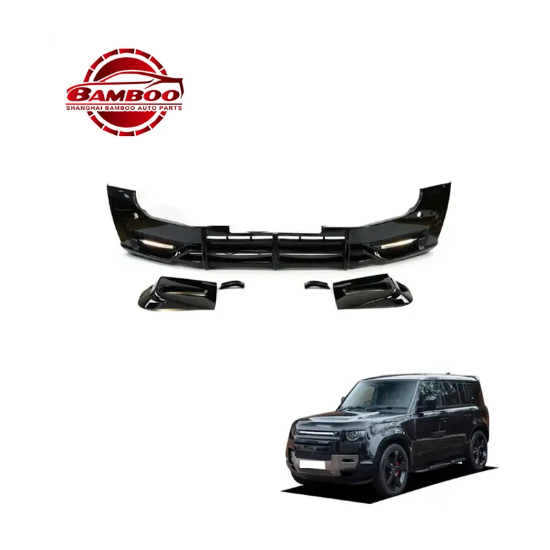 

Car Exterior Accessories Auto Parts Front Bumper Lip for Land Rover Defender 90 110 Front Bumper Spoiler Lip