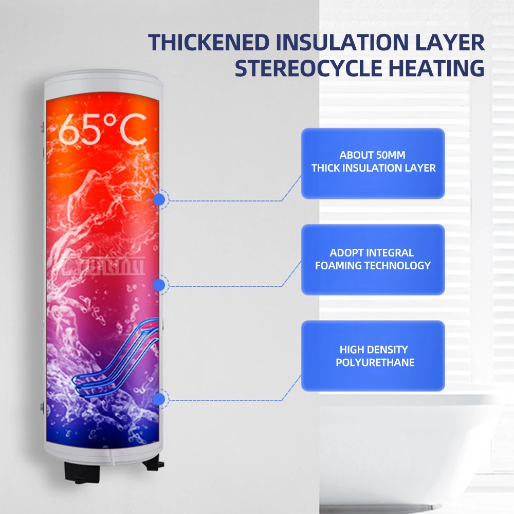 Floor Standing Large Capacity Central Storage Electric Water Heater Tank for Residential Use