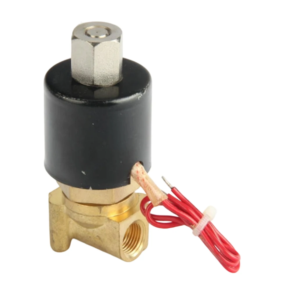 G1 4 Normally Open Solenoid Valve 220V AC for Water Air and Light Oil Flow Control in Irrigation and Control Systems