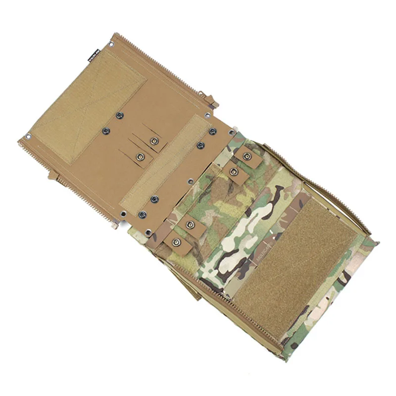 Tactics Sports LV119 Overt Outdoor Vest Special Zipper MOLLE Back Plate Back Panel