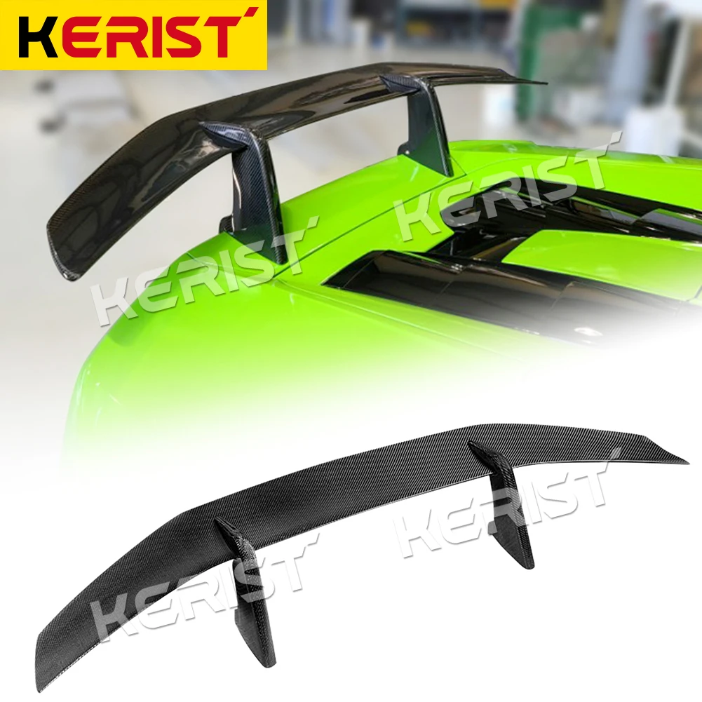 Carbon Fiber Rear trunk Wing Spoiler for Lamborghini Huracan LP580 LP610 Coupe 2-Door 2015-2018 Car Accessories