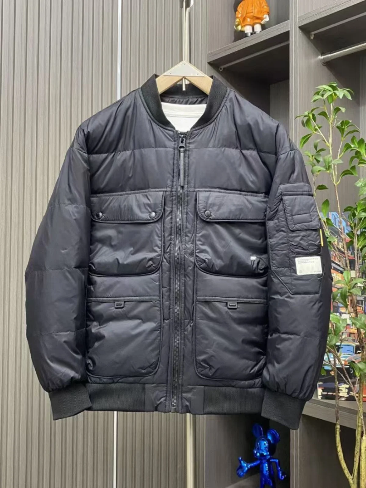 

2024, зимняя новая мужская хлопковая рабочая одежда с бейсбольным воротником, модная корейская универсальная удобная модная молодежная одежда