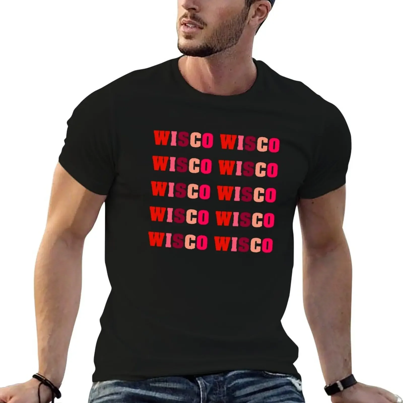 Wisco Wisco Wisco! T-Shirt heavyweights shirts graphic tee fruit of the loom mens t shirts