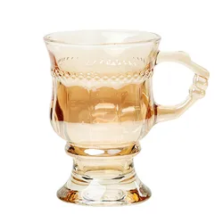 Heat Resistant Clear Double Wall High Borosilicate Glass Mug with Handle Coffee Milk Juice Water Cup Coffeeware Lover Gift