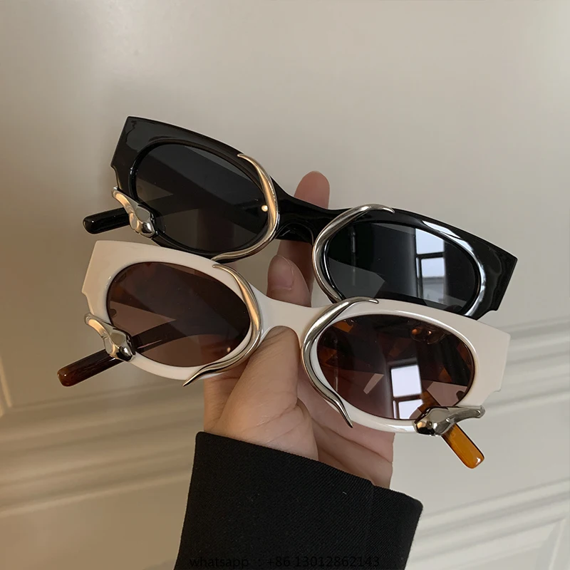 

Snake cat eye sunglasses women's sunshade sunglasses