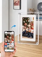 Frameo 5 Inch WiFi Digital Picture Frame 1280 * 720 IPS HD Cloud Smart Digital Photo Frame,32GB Storage  USB Auto Rotation