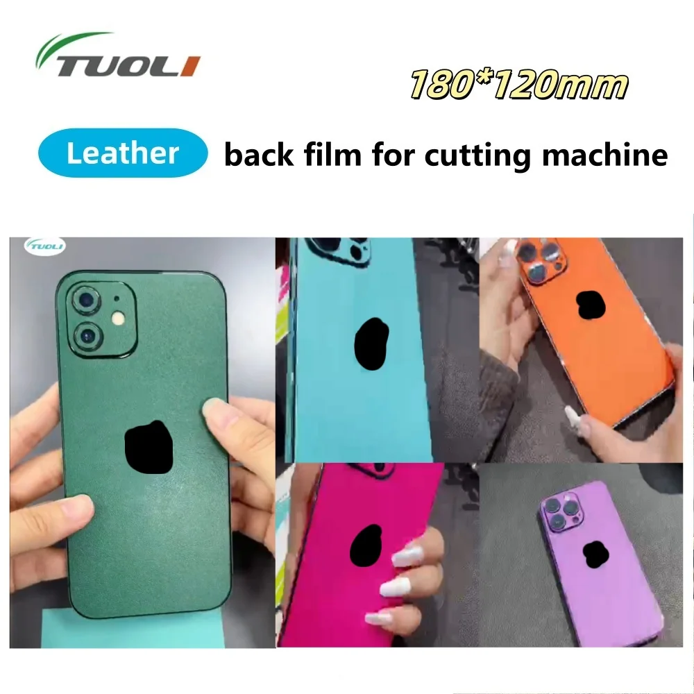 TUOLI Leather Pattern Cover posteriore pellicola protettiva per schermo del telefono cellulare materiale per macchina da taglio per adesivo protettivo per la pelle Mobile
