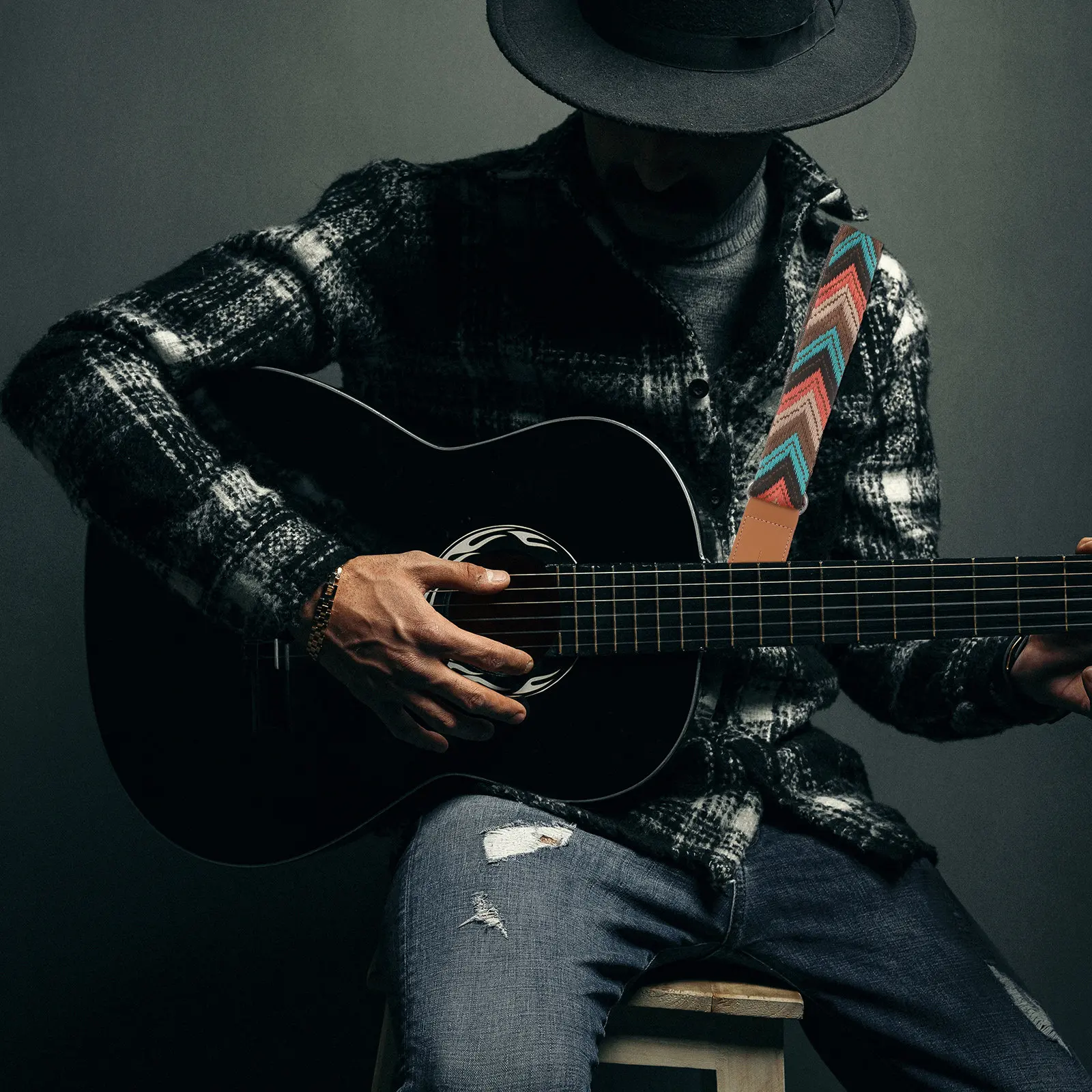 Correas ajustables para ukelele, correa para instrumento de guitarra, cinturón de hombro estilo bohemio, compatible con soprano, concierto, tenor, barítono, clásico