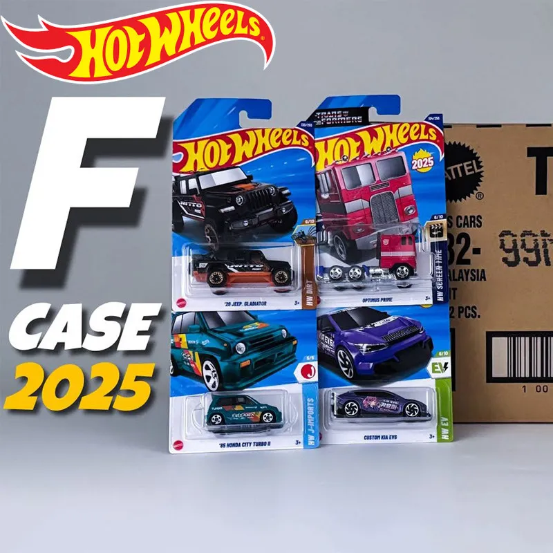 Hot Wheels 2026, Caja F, Coche a Escala 1:64, Ferrari, Dodge, La Troca, Deora, Vehículo de Juguete de Aleación, Regalo de Colección para Niños