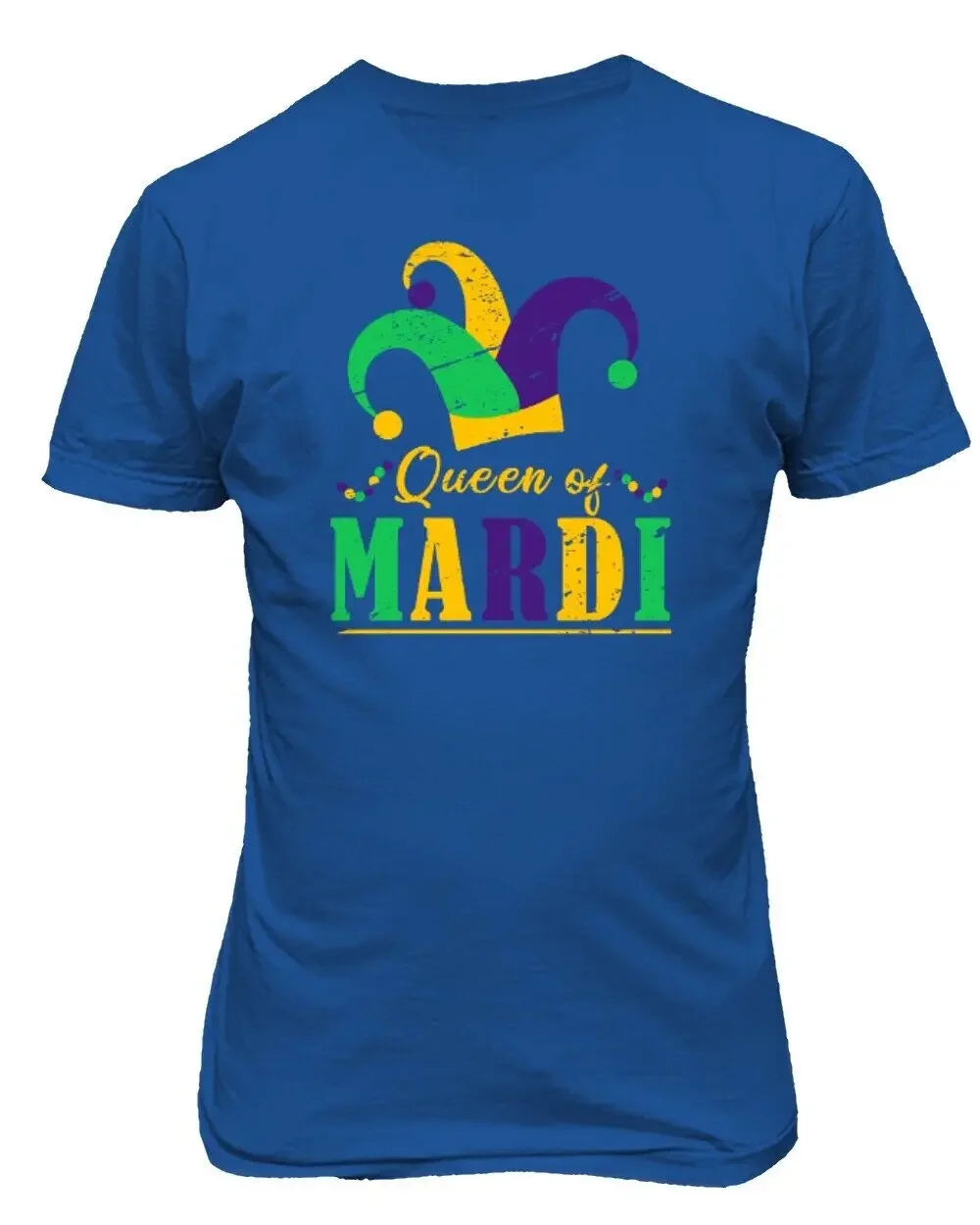 Queen Of Mardi Gras Carnival Fool Hat Street Festival Unisex T-Shirt