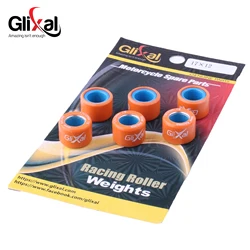 Glixal 17x12mm High Performance Racing Variator Roller Weights Set for Suzuki AD50 AD100 Aprilia Atala Derbi Italjet Scooter