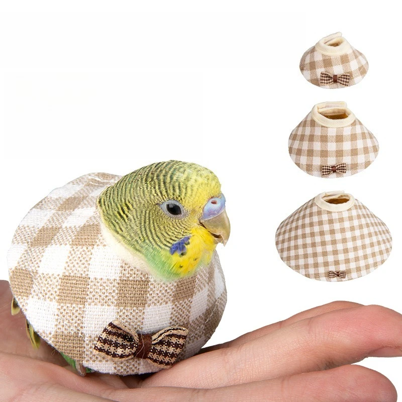 1pc Parrot Neck Collar Anti Bite Feather Protection Collar for Cockatiel Budgie Wound Healing Bird Elizabethan Collar