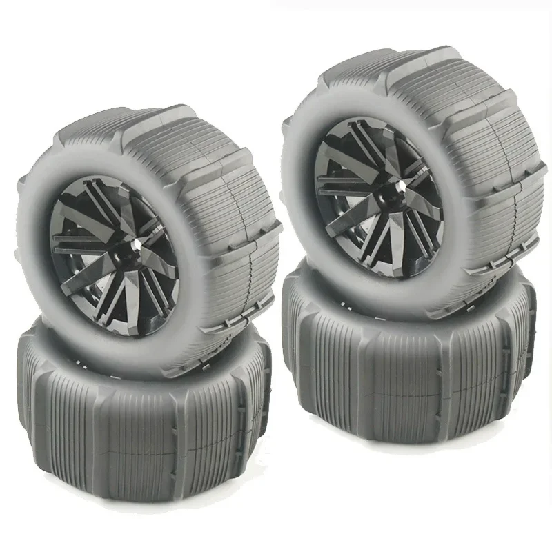 Neumáticos de playa para WLtoys, rueda de arena mejorada de 80mm, cubo hexagonal de 12mm, 144001, 124018, 124019, 12428, A, B, C, 12427, 144002,
