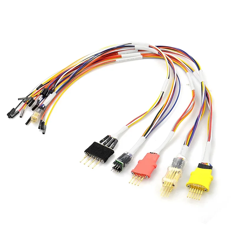 

Iprog Car Cables Without Soldering Pins IPROG Probe Adapters Works ECU Circuit Five Color Lines Automotive Diagnostic Tool