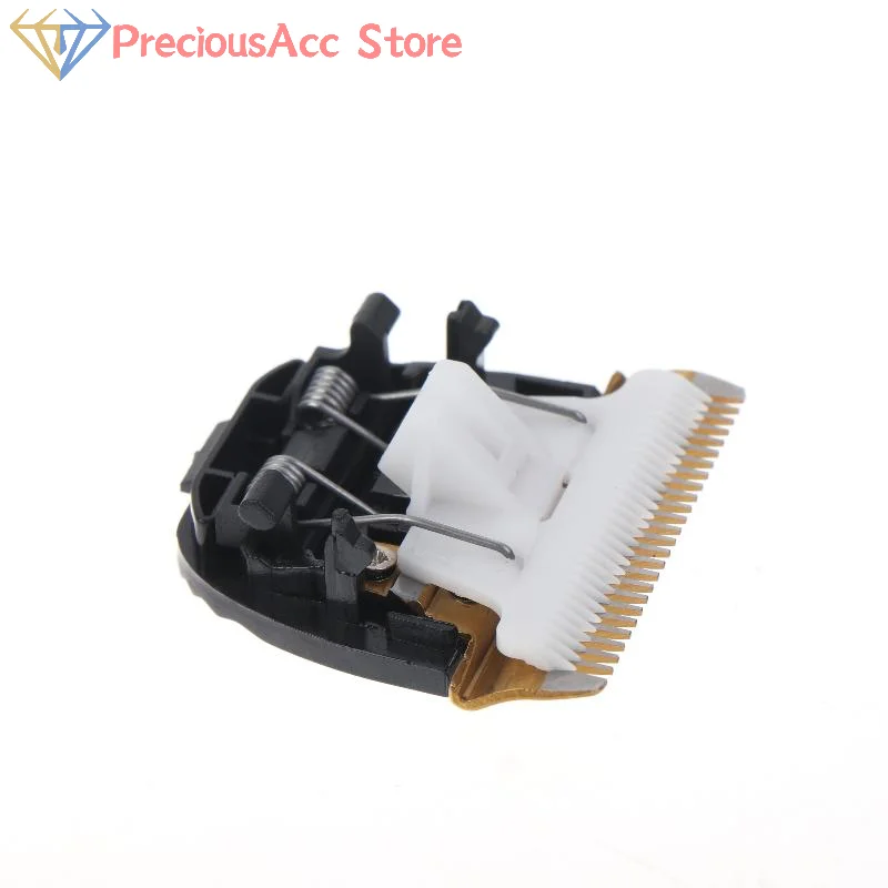 HOT.Ceramic Titanium Universal Hair Trimmer Blade 1Pcs Sharp Corrosion Resistant Replacement Clipper Head for Barber Salon Use
