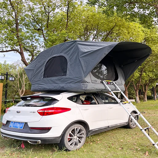 

Wholesale 4-Person Polyester Cotton Car Roof Top Tent Cheap Camping Tent from China