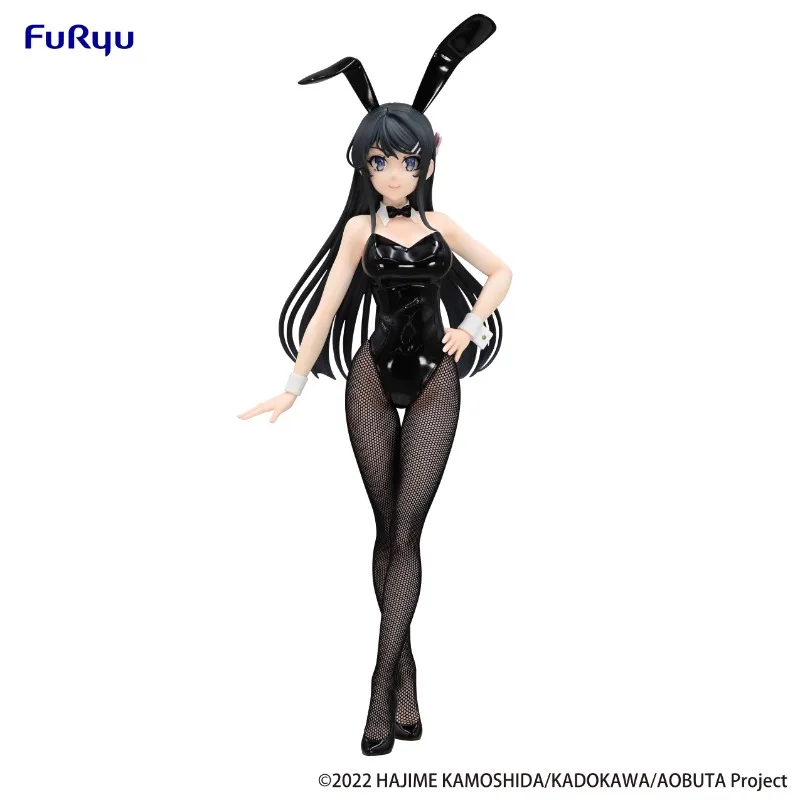 In Magazzino FuRyu BiCute Conigli Sakurajima Mai Bunny Girl Desktop Bambole Carine Anime Action Figure Giocattolo Regalo Modello Collezione