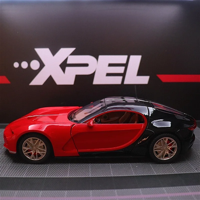 Bugatti – voiture de sport atlantique 1:24, haute Simulation, modèle de voiture en alliage métallique moulé, jouets pour enfants, collection cadeaux