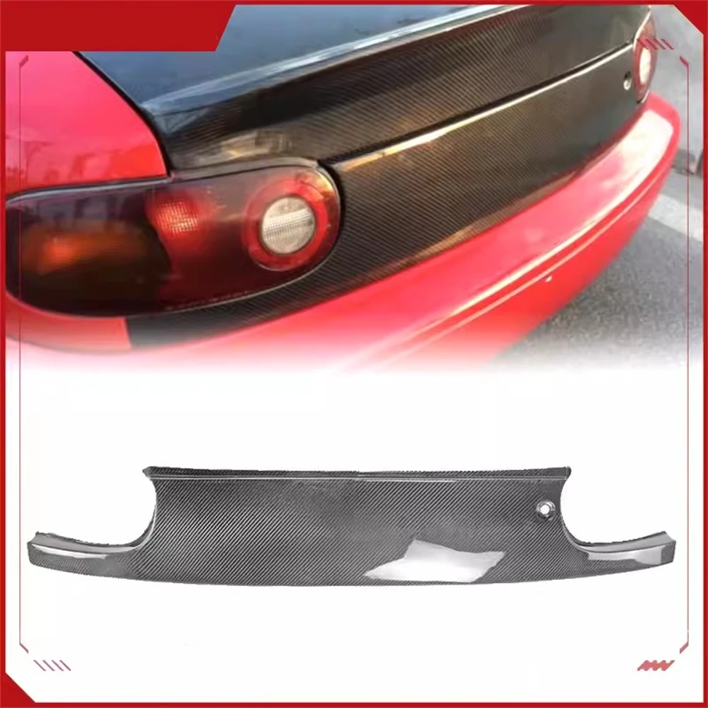 Car Rear bumper taillight cover Rear trunk license plate holder carbon fibre Modified parts for Mazda MX5