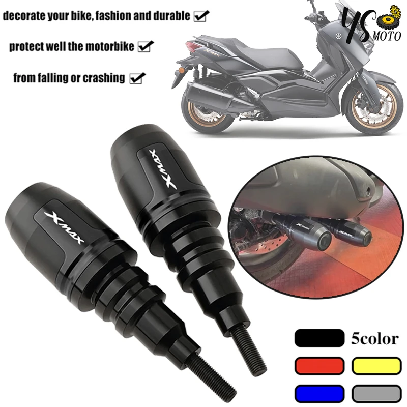 

Для YAMAHA XMAX 125 250 300 400 XMAX 250 XMAX 300 XMAX 400 2025 горячий мотоцикл защита от падения слайдер выхлопной системы слайдер