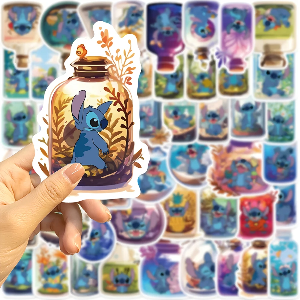 

10/30/50PCS Kawaii Disney Stitch Cartoon Stickers for Laptop Skateboard Phone Case Waterproof Kids Cute Anime Decals Toys Gifts