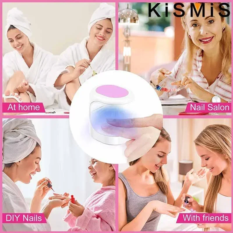 Portable Mini UV Nail Dryer Lamp USB LED Gel Polish Curing Machine Nail Art Tools Professional Manicure Equipment