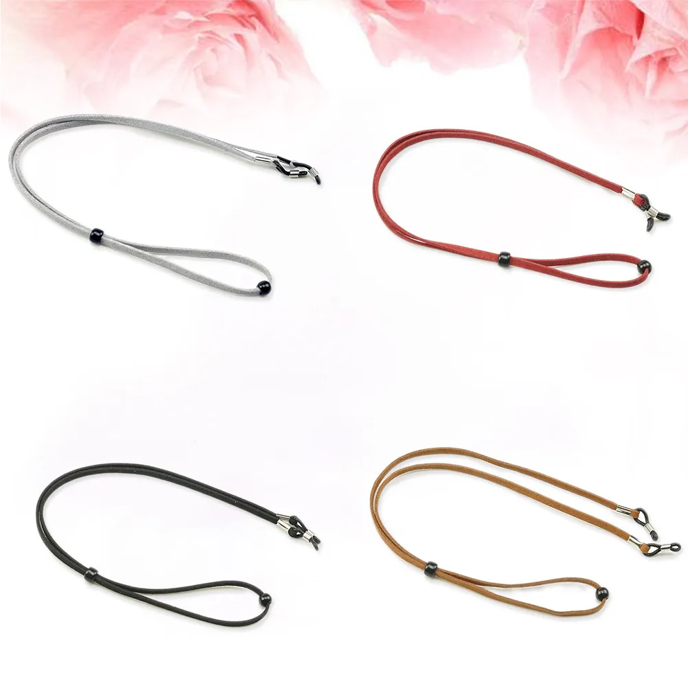 

4Pcs Eyeglass Chain Flexible Holder Cord Adjustable Eyeglasses Strap Anti-Fall Sunglasses Eyeglasses Chain Eyeglass Holder