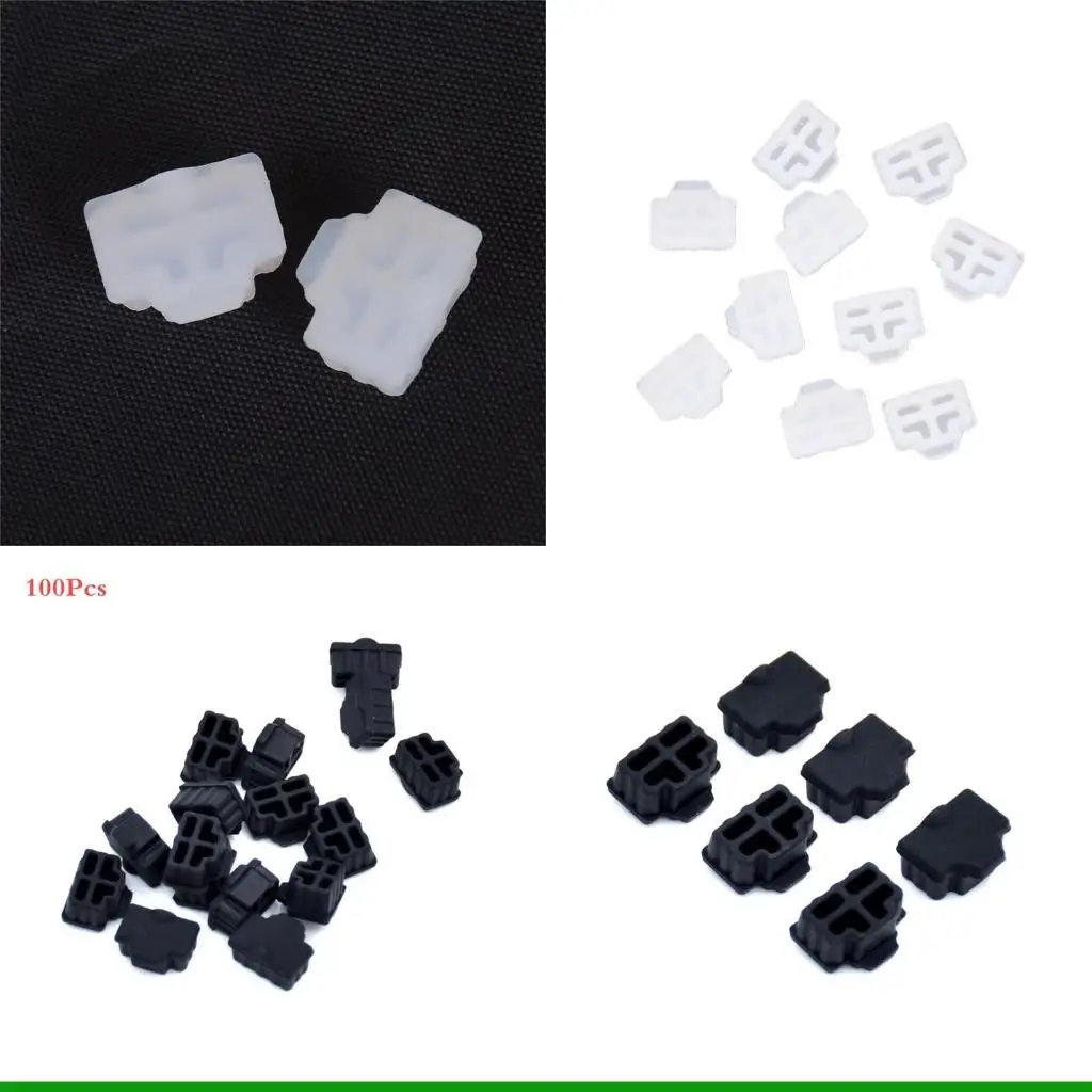 

U55C 100x RJ45 Anti Dust Cover Cap Protector Plug for RJ45 Female Replacement For Laptop Computer Router Connector