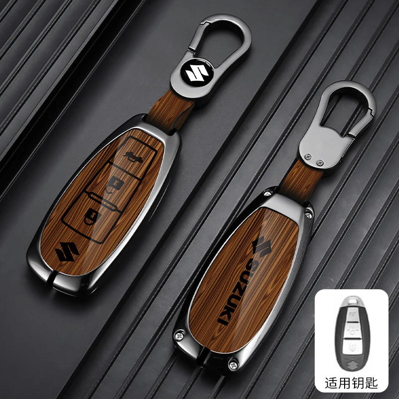 Car Remote Key Case Cover Shell For Suzuki Vitara Swift Ignis Kizashi SX4 Baleno Ertiga Samurai S-Cross Auto Keyless Accessories