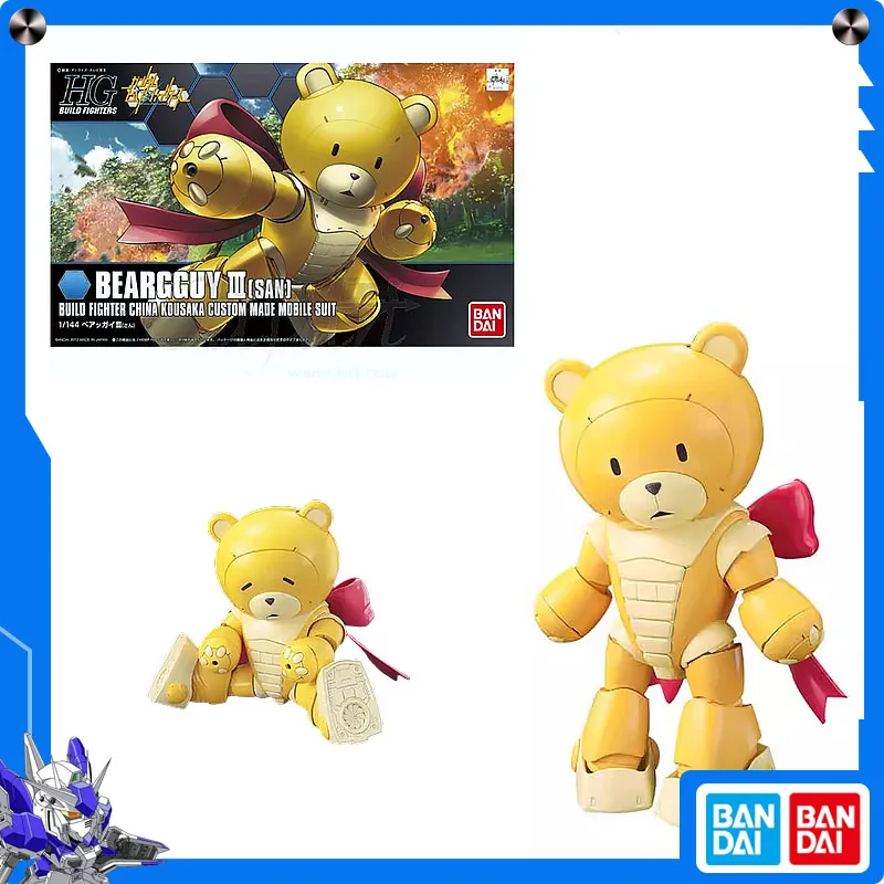

Оригинальная аниме-фигурка Bandai Gundam HG 1/144 HGBF Beargguy III (SAN) HG, стандартная модель, сборная модель, коллекционные украшения