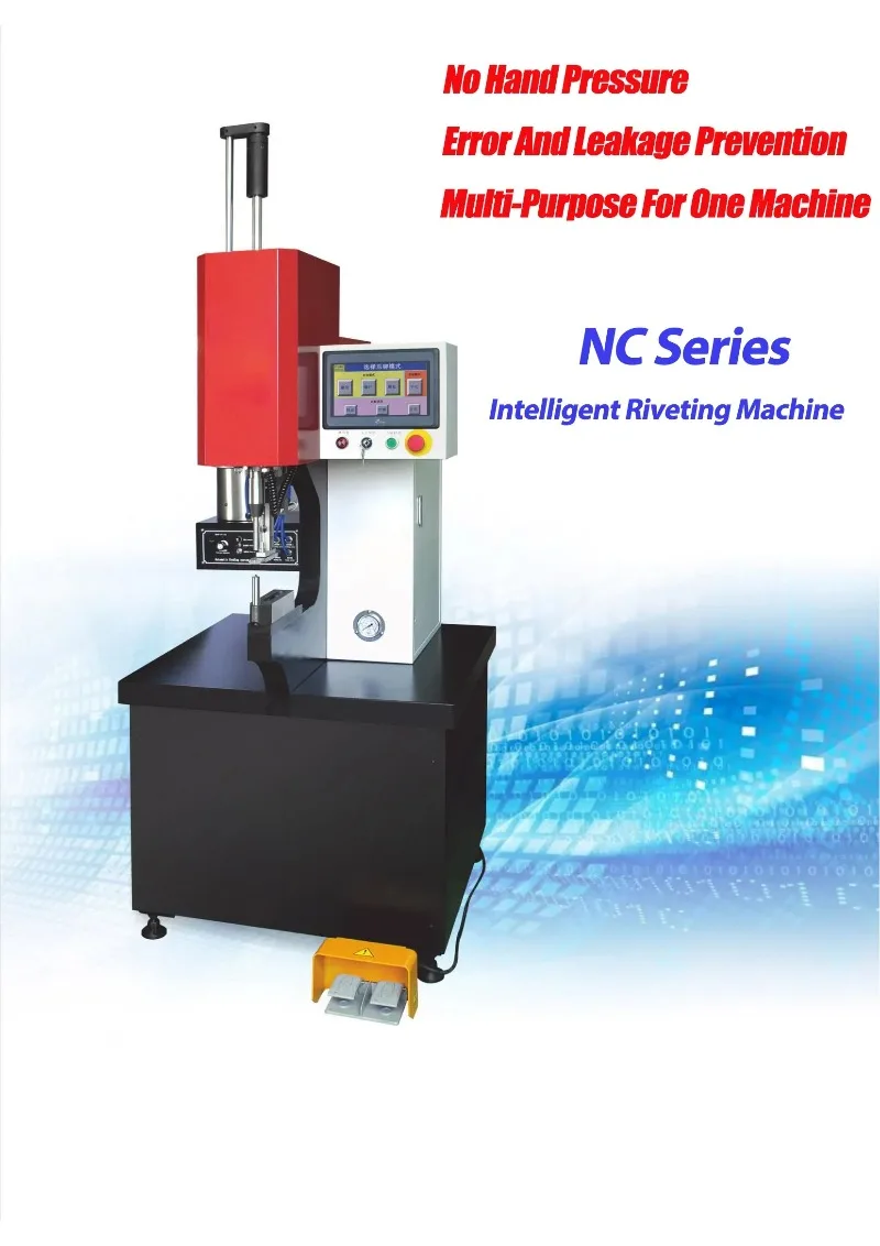 rivettatrice NC630 con sistema di controllo eco a risparmio energetico