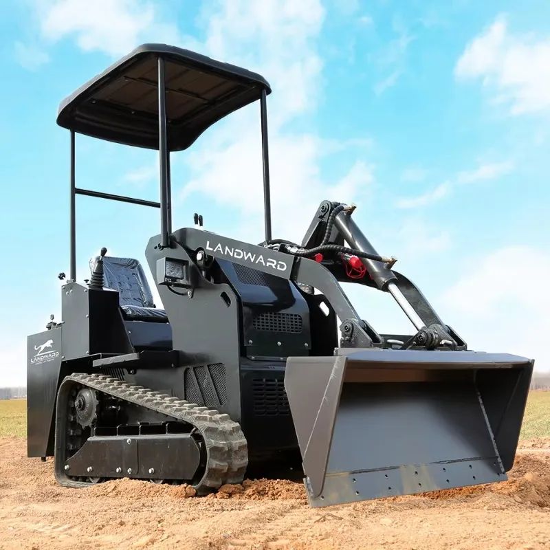 China EURO 5 EPA Mini Skid Steer Loader Manufacturer Multifunctional Small Skid Loader High Quality Wheel Loader S380R for Sale