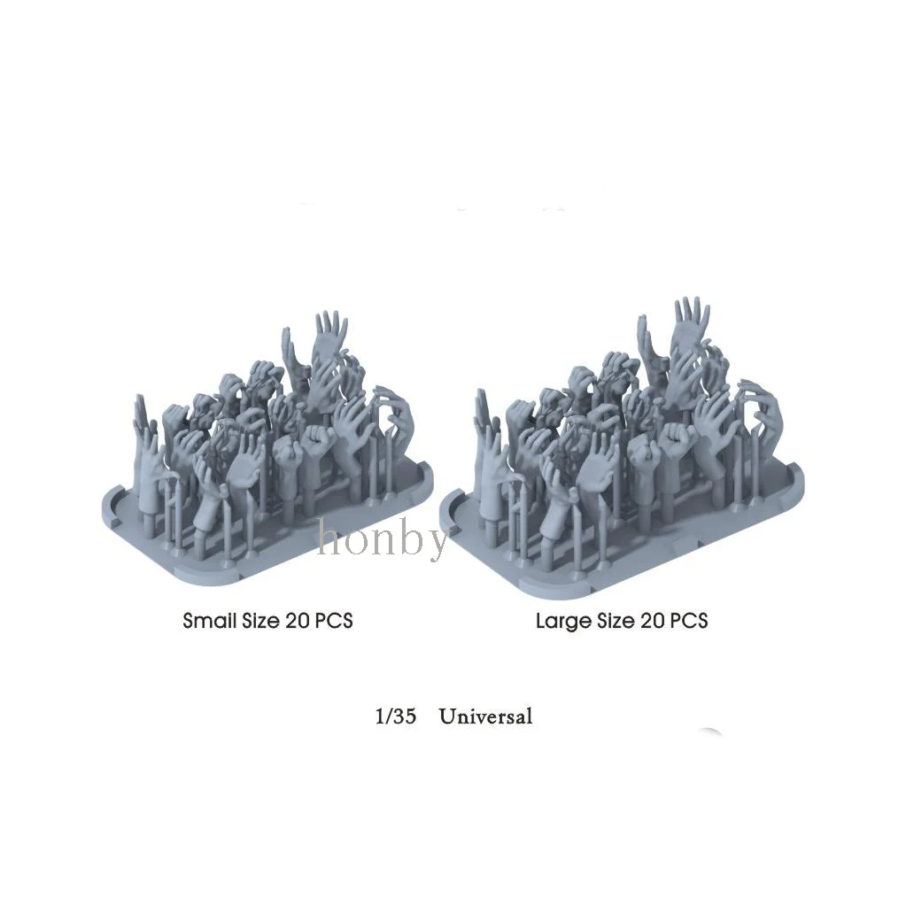 1/35 Soldier Infantry Hands Gesture Signals 3D Print Accessories For Assembly Model Hobby Build Scene Enhance Parts DIY