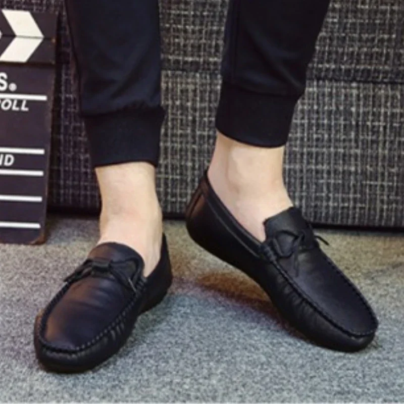 Men Casual Shoes Breathable Comfort sneaker Slip-on Mens Driving Shoes Male Lazy Shoes Luxury Brand Loafers zapatillas de hombre