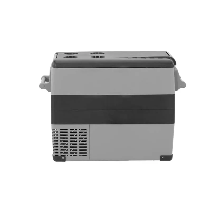 Refrigerador eléctrico portátil para el hogar, congelador para coche, venta al por mayor de China, 55L, DC 12V, AC 220V