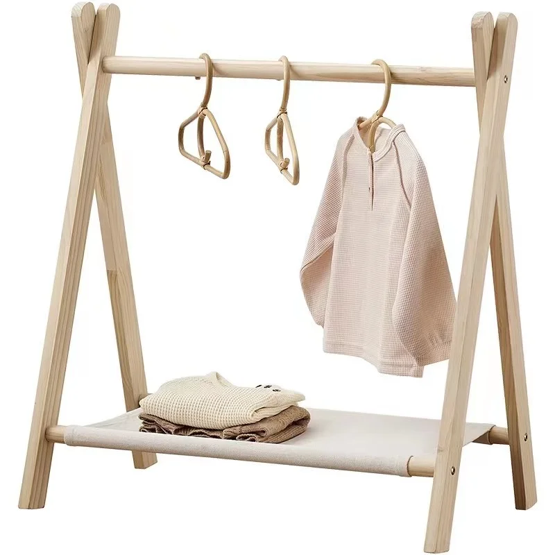 

Wooden Children's Foldable Hangers and Shoe Racks Are Suitable for Different Age Groups of Children's Height Furniture