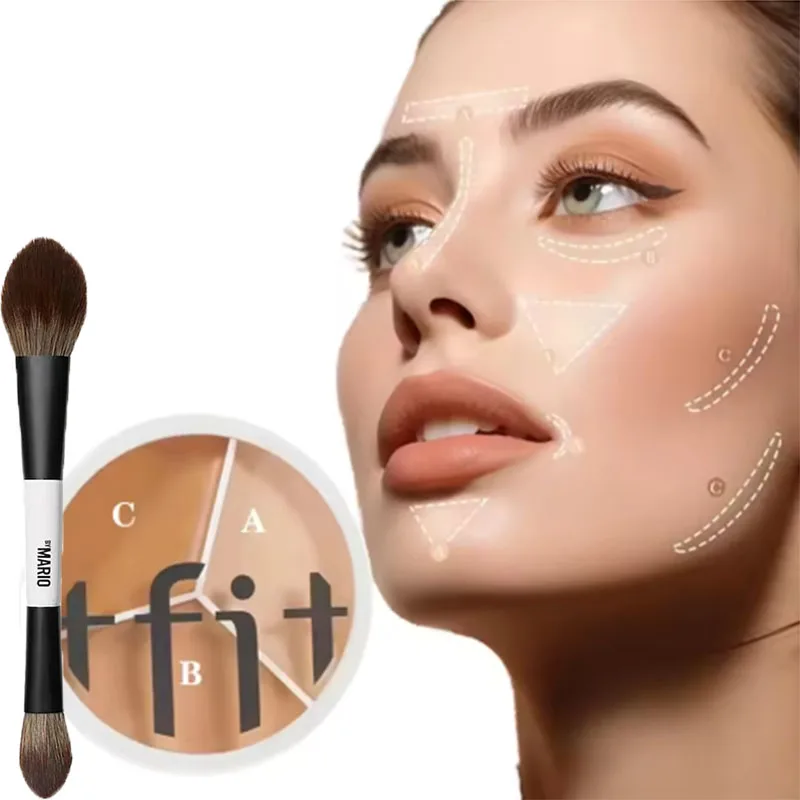 TFIT3 ColorConcealer and F4 Brush Face Makeup set Oil-control Base Concealer Makeup Eye Contour Spot Dark Circle Correcting Skin