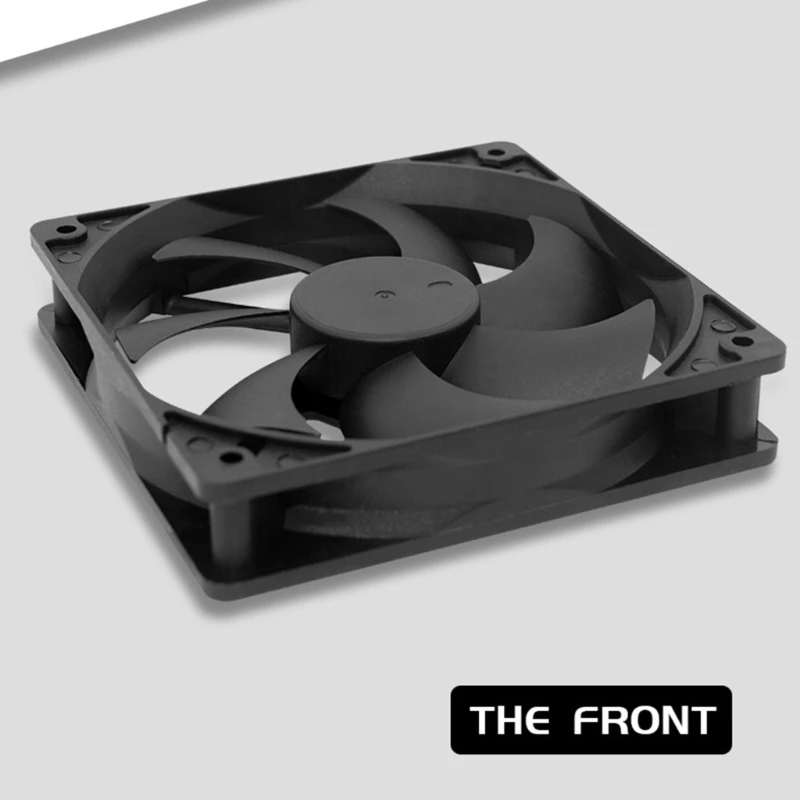120X120X25Mm Computer Fan 120Mm Fan Computer Gevallen Cpu Koeler Radiator Fan Grote 4Pin 3Pin voor Pc