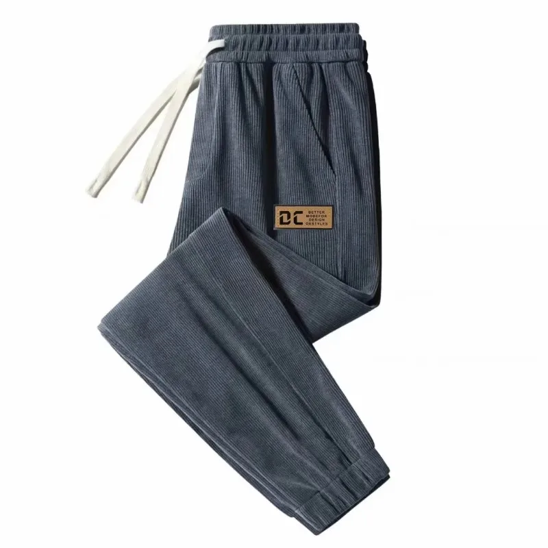 Thiened Fce Autunno Inverno Pantaloni di velluto a coste Pantaloni casual per giovani Caldi resistenti all'usura per il lavoro Tempo libero A prova di Dir
