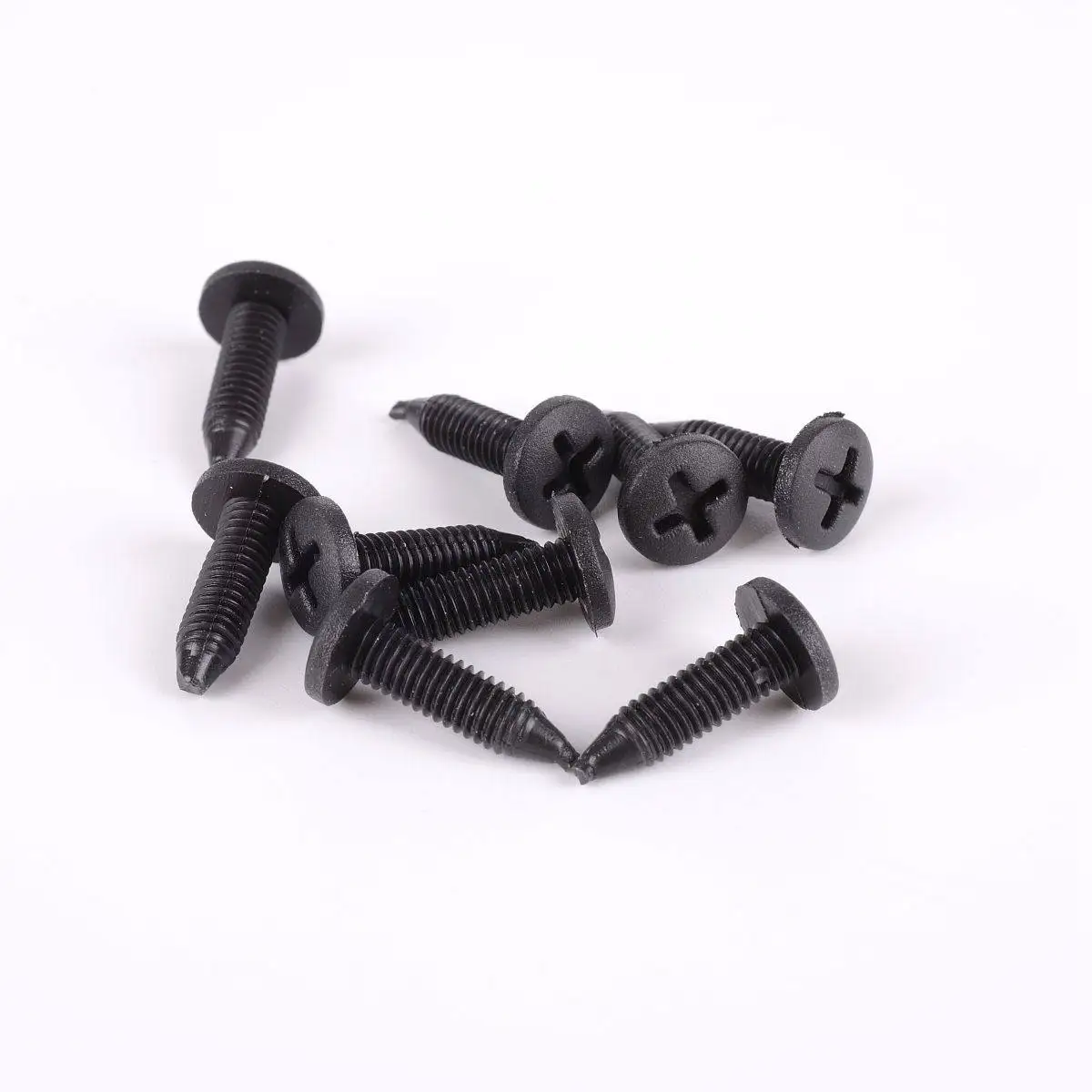 

100Pcs Bumper Clips Plastic Push Rivets for Car Bumper Door Trim Replacement Fast Permanent Fastening 6Mm Hole Fit