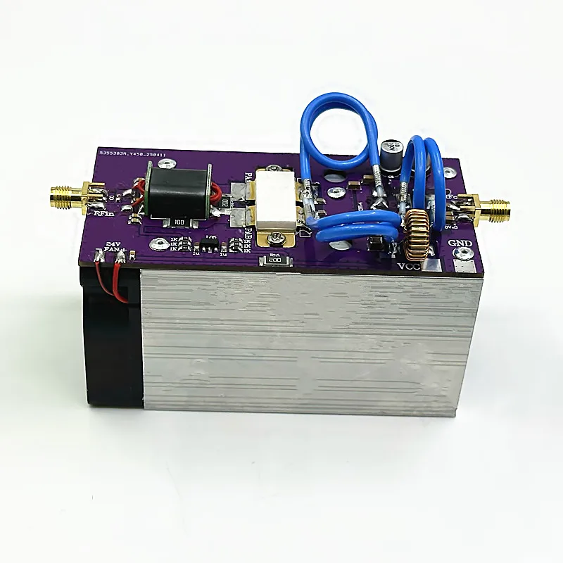FM 100MHz 70-110MHz 100W Funkleistungsverstärker AMP DMR mit Kühlkörper