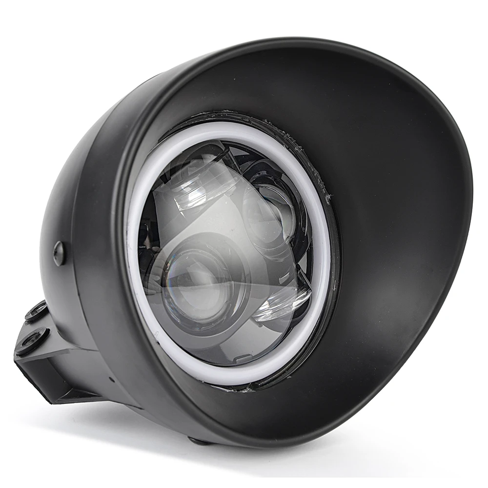Motorcycle Headlight LED 5.75 inch Motorcycle lighting system for Harley Sportster Dyna Honda Suzuki Kawasaki Bobbers Custom - Image 3
