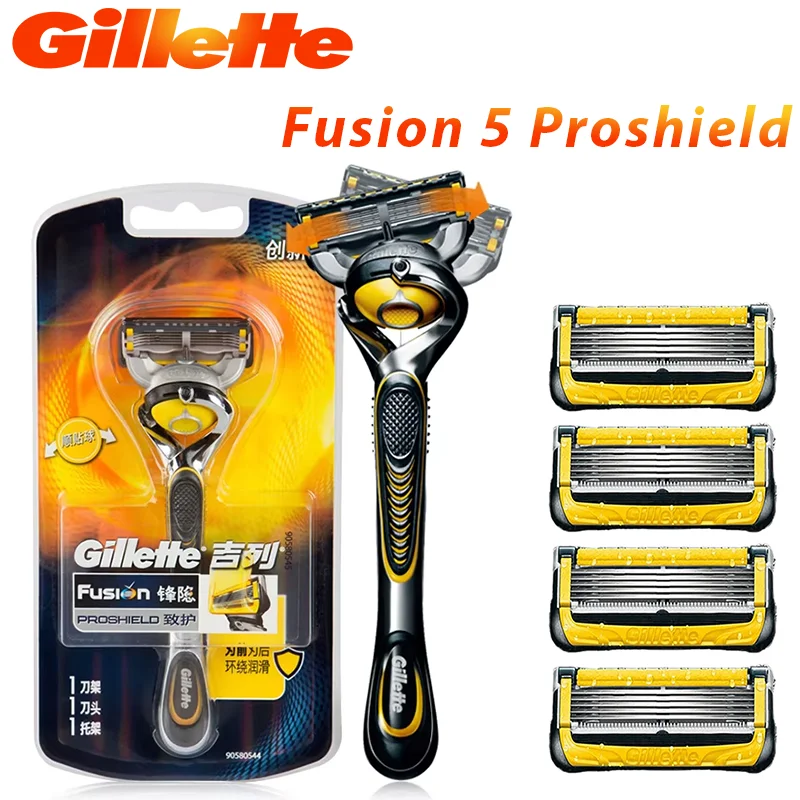 

Gillette Fusion 5 Proshield razor, men's razor,Gillette shaver combination,5-layer razor blades made of stainless steel material
