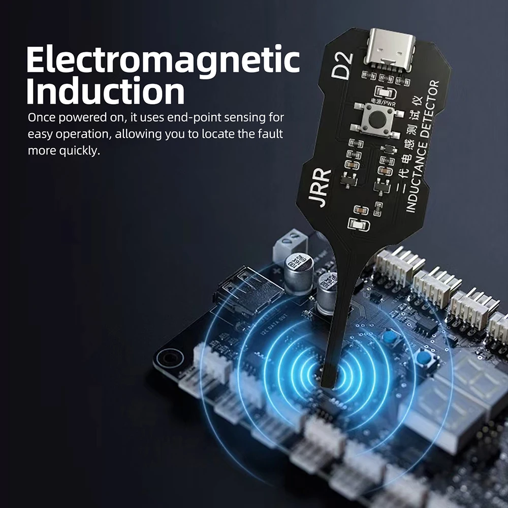 W01 Inductance Tester for Motherboard Repair Electromagnetic Induction Quick Fault Detection With High Precision Type C Interfac image 5