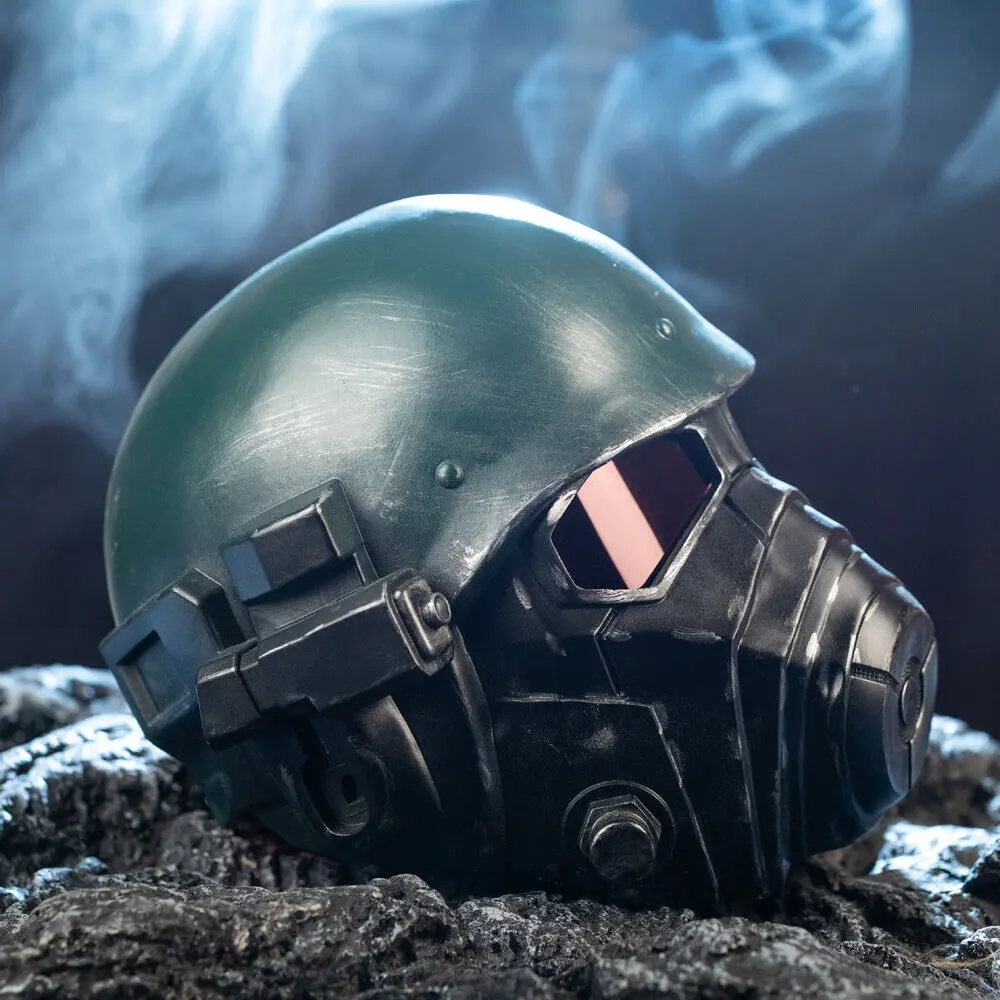 Xcoser Game Fallout 4 NCR Veteran Ranger Armor Helmet Padded Cosplay Mask Resin for Adults Halloween - view 3