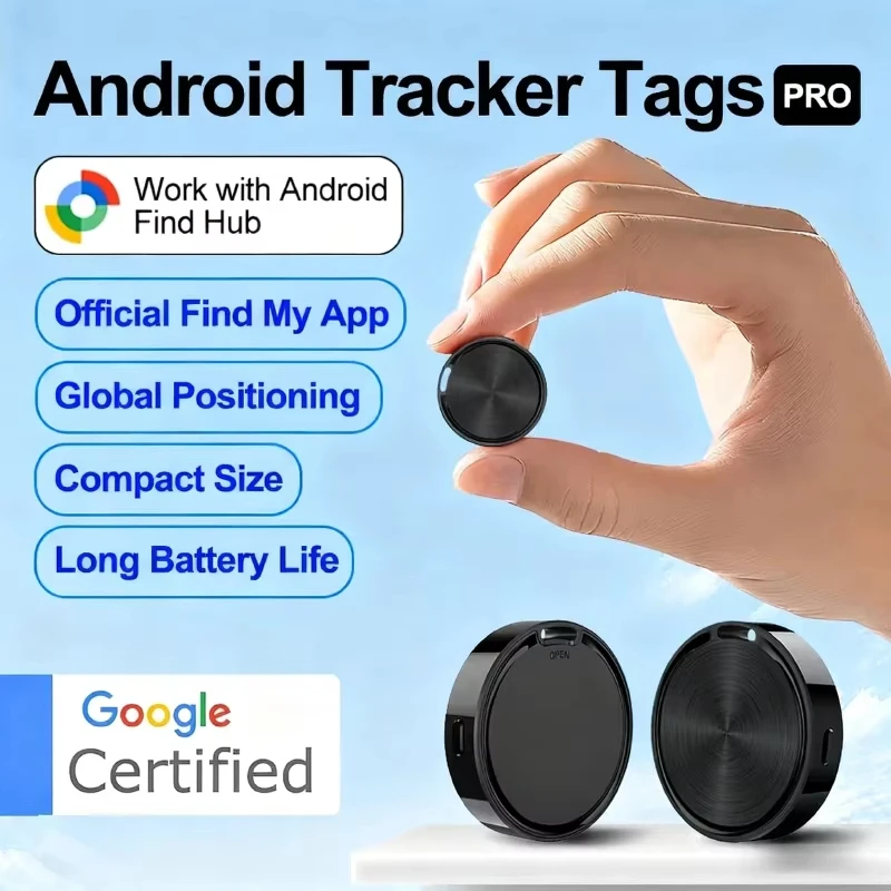 

Умный Bluetooth GPS-трекер, совместимый с Android, Google Find My Hub, брелок-метка, сигнализация Smart Life, бесплатная доставка