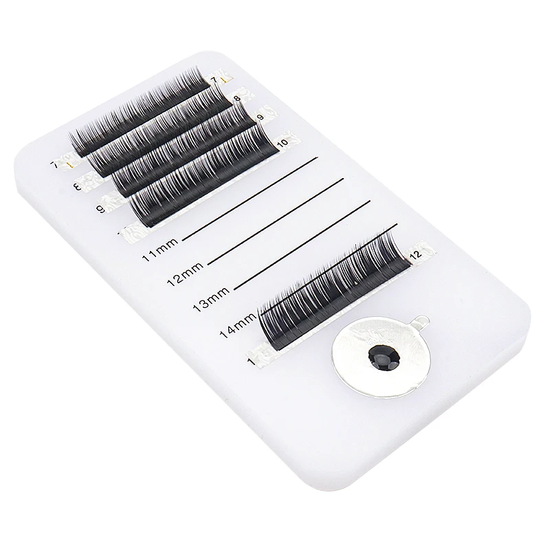 1PC 8mm Verdicken Wimpern Tray Palette Halter Stehen Lash Pad Acryl Palette Bord Individuelle Wimpern Verlängerung Kleber Platte werkzeuge