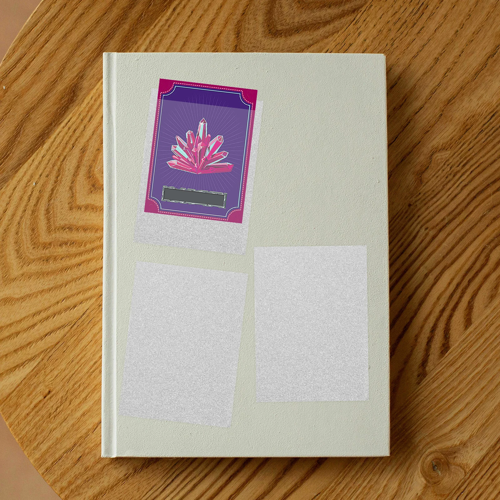 50Pcs Glitter Silver Sparkle Matte Card Sleeves 61x91mm Double Layer Trading Card Protectors Photocard Holder Storage